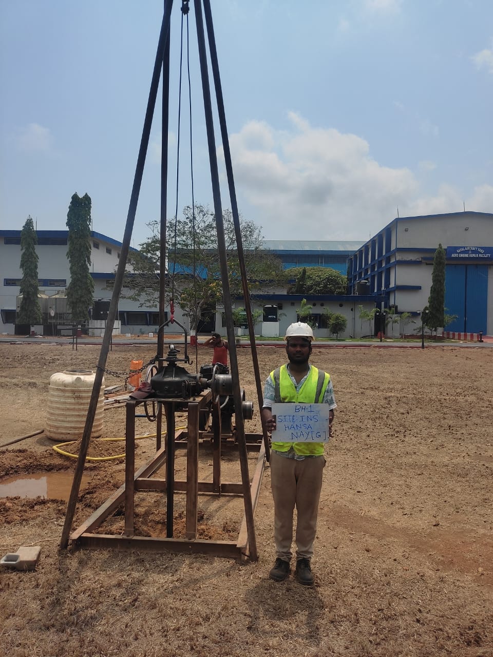 CWE Navy Vasco Airport Geotechnical Project Satara Maharashtra